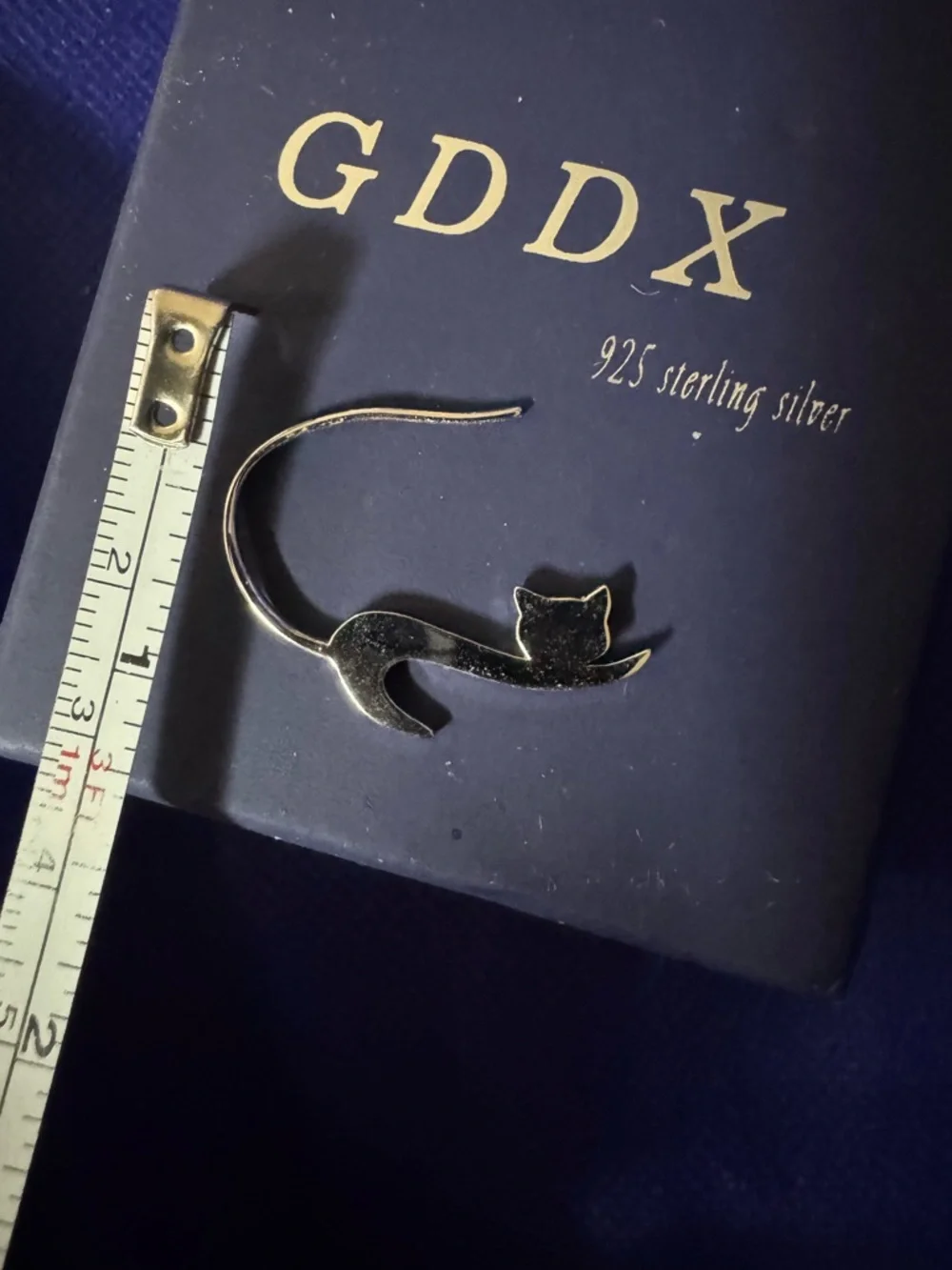 Urban Outfitters Gold Cat Hoop Earrings